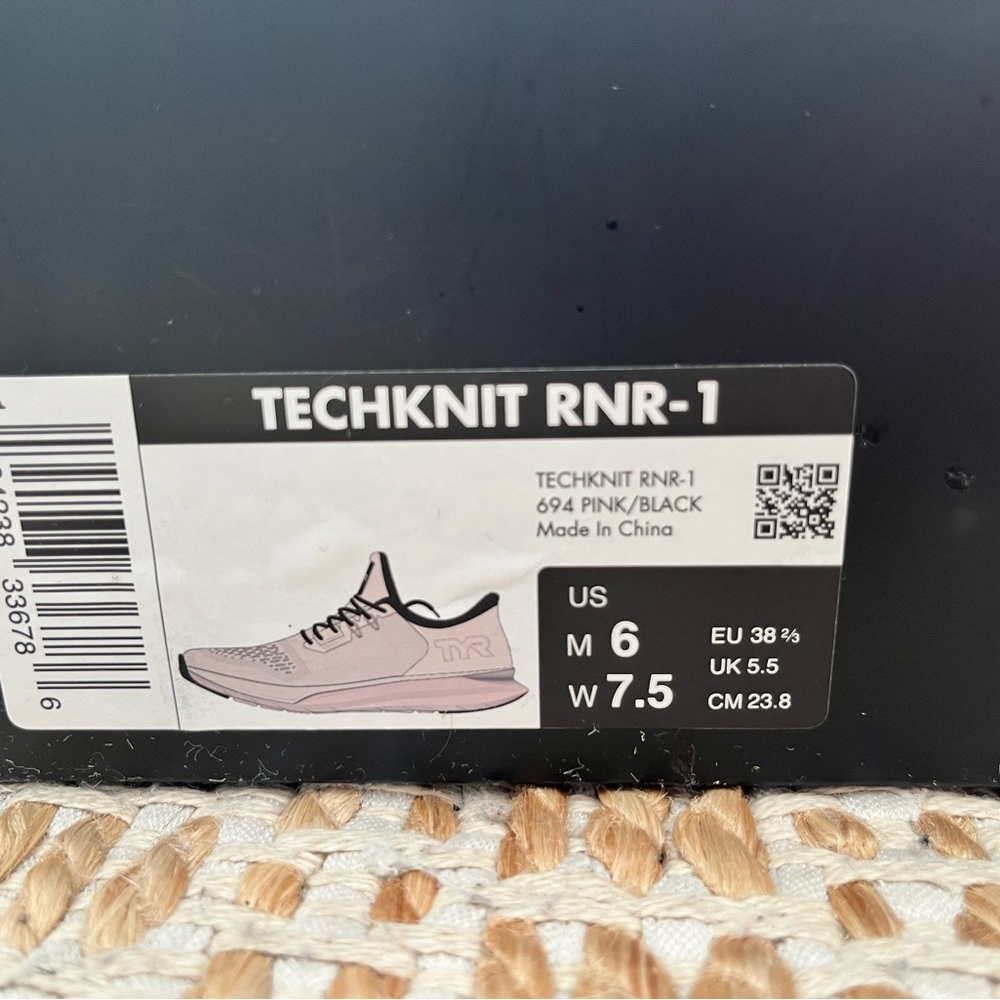 TYR Women's Athletic Shoes in Pink and Black - Picture 6 of 6
